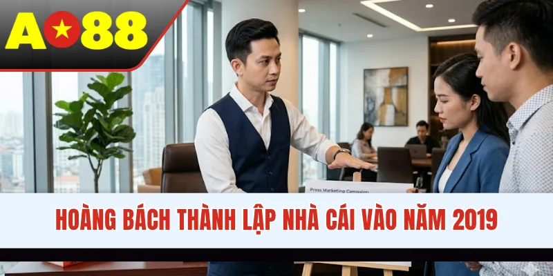 Hoàng Bách thành lập nhà cái vào năm 2019