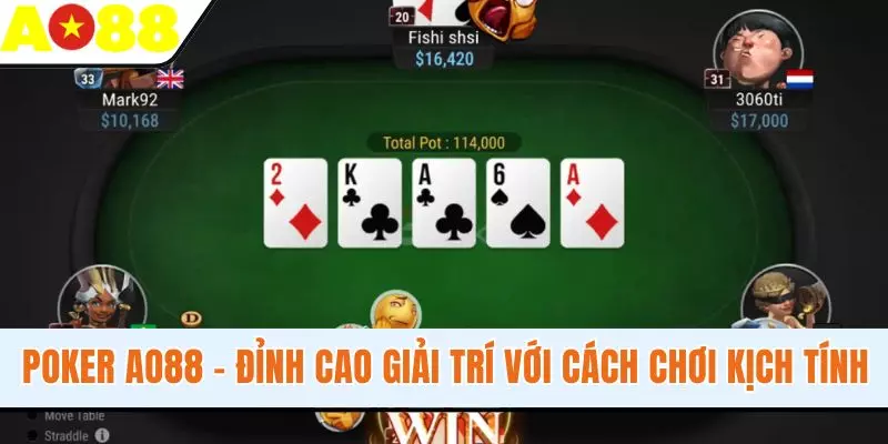 Poker AO88 - Đỉnh Cao Giải Trí Với Cách Chơi Đầy Kịch Tính