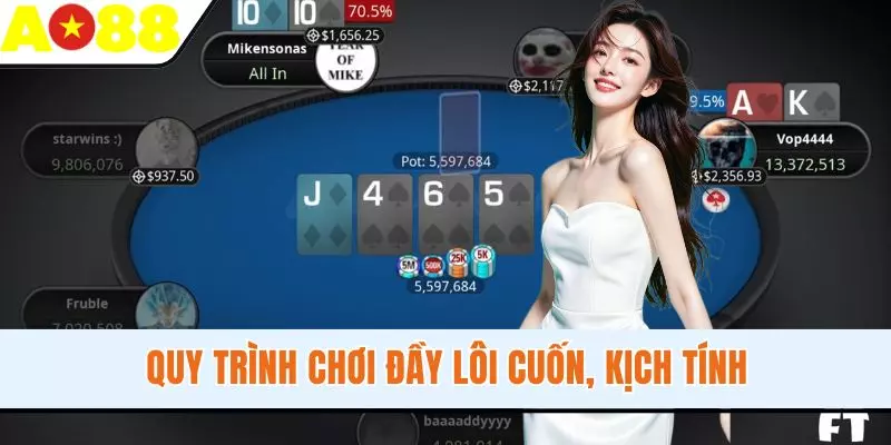 Quy trình chơi đầy lôi cuốn, kịch tính