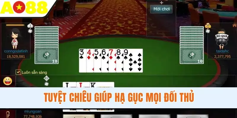 Tuyệt chiêu giúp hạ gục mọi đối thủ